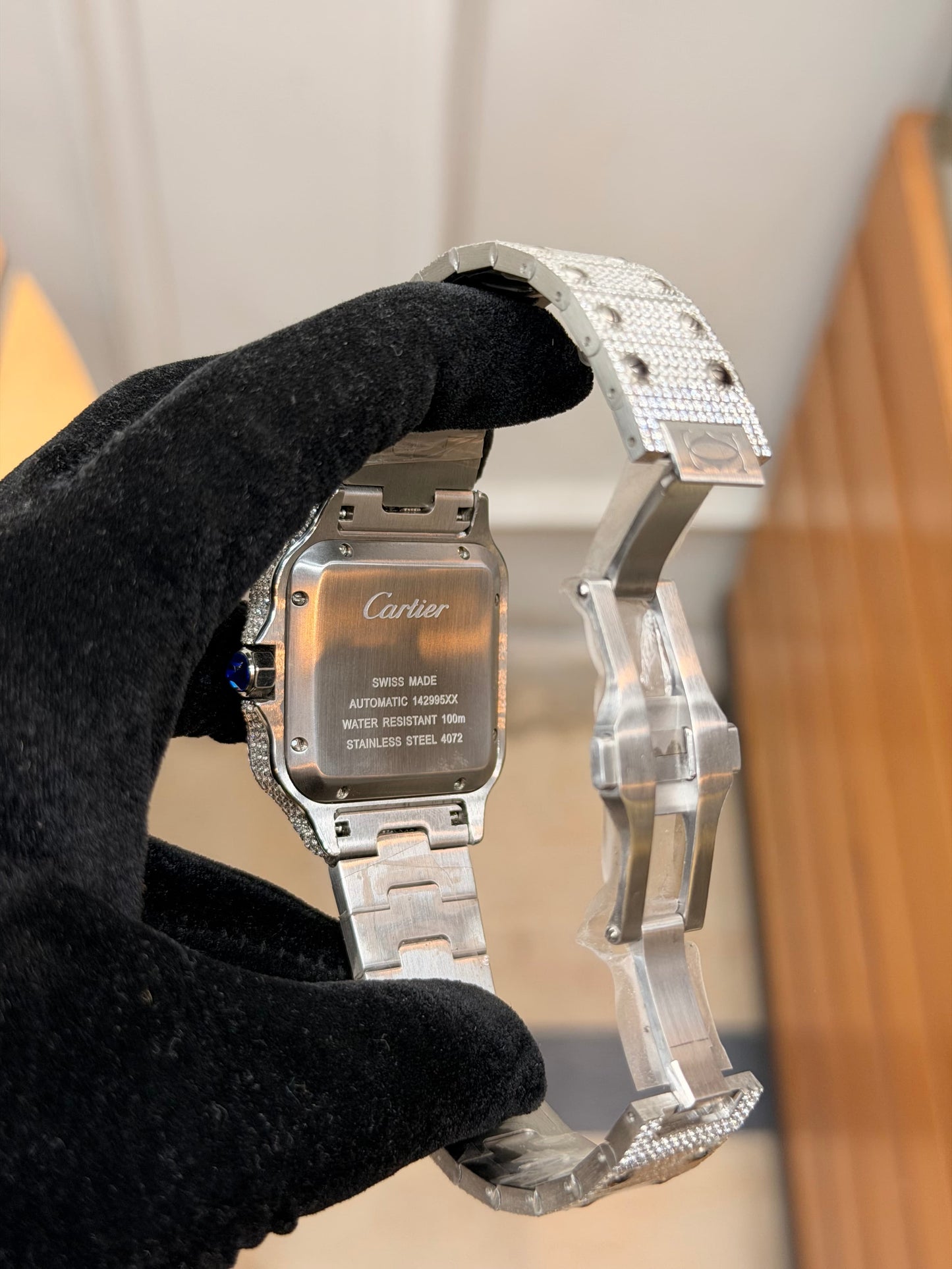 ICEDOUT CARTIER ARABIC WITH ZIRCONIA