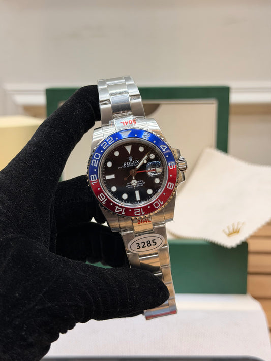 QS FACTORY 41 MM GMT PEPSI