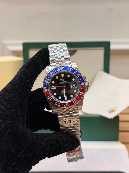 QS FACTORY 41 MM GMT PEPSI