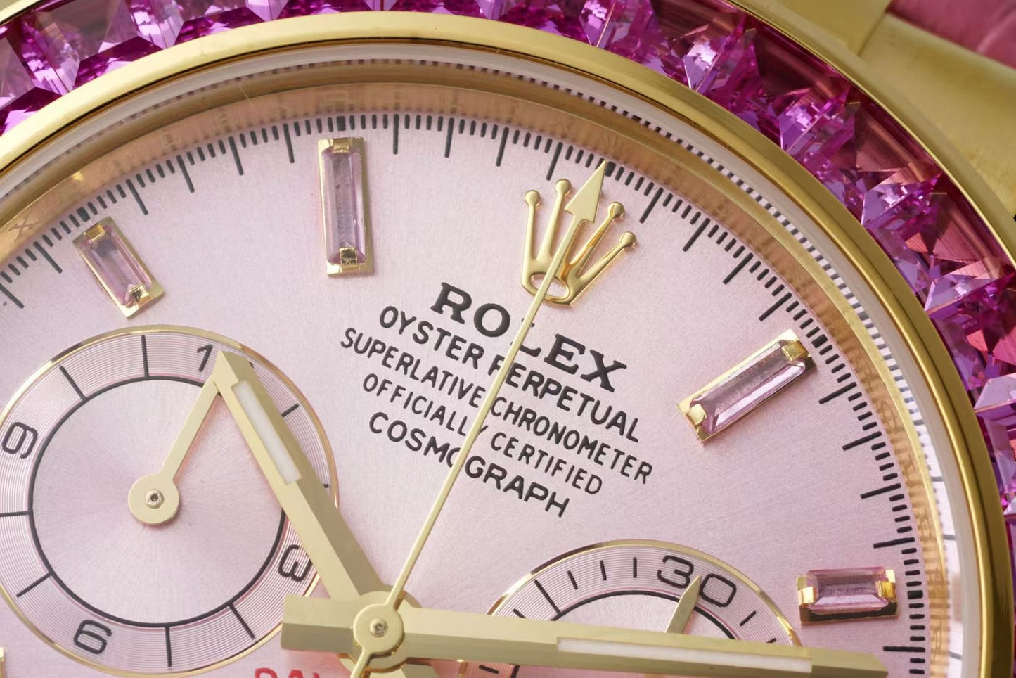 R0LEX “ BARBIE “ LIMITED EDITION 18K LAB DAIMONDS - Hand Made VIP VERSION