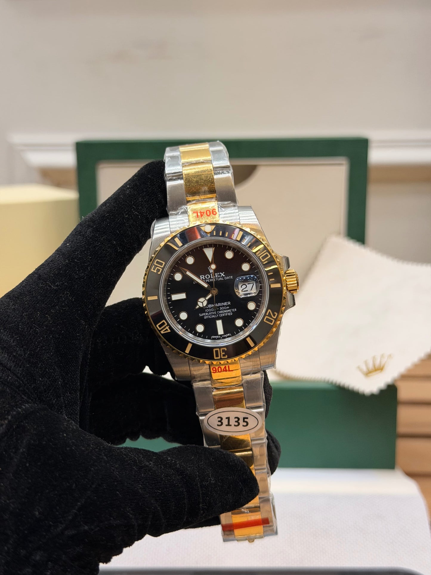 QS FACTORY 41 MM TWOTONE SUBMARINER