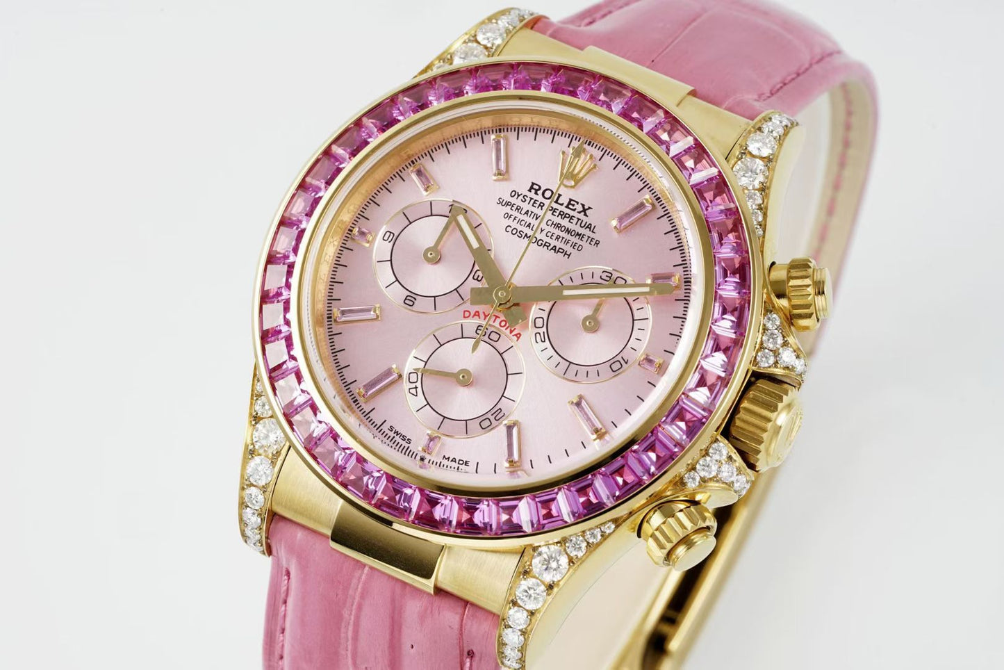 R0LEX “ BARBIE “ LIMITED EDITION 18K LAB DAIMONDS - Hand Made VIP VERSION