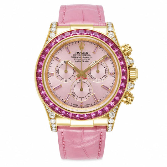 R0LEX “ BARBIE “ LIMITED EDITION 18K LAB DAIMONDS - Hand Made VIP VERSION