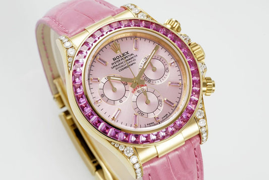 R0LEX “ BARBIE “ LIMITED EDITION 18K LAB DAIMONDS - Hand Made VIP VERSION